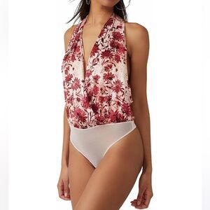 Free people “There She Goes” Bodysuit